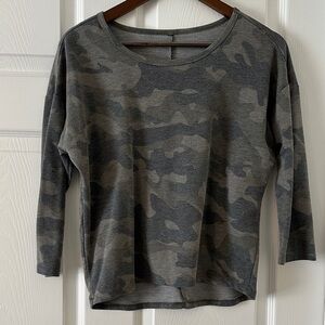 Camo Print Women's Top